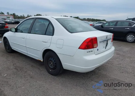 2002 Honda Civic Lx из США, поврежденный, VIN 2HGES16502H607380